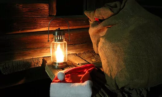 Joulupukin vierailu Pyhätunturi 2025